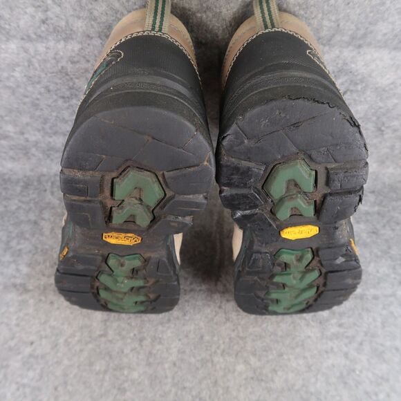 Danner Boots Women 9 Work Leather Vicious 4" Safety Toe Waterproof Lace Up Brown - Picture 14 of 15